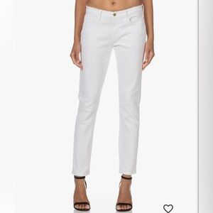 FRAME Size 25 Girlfriend Jeans Le Garcon - White